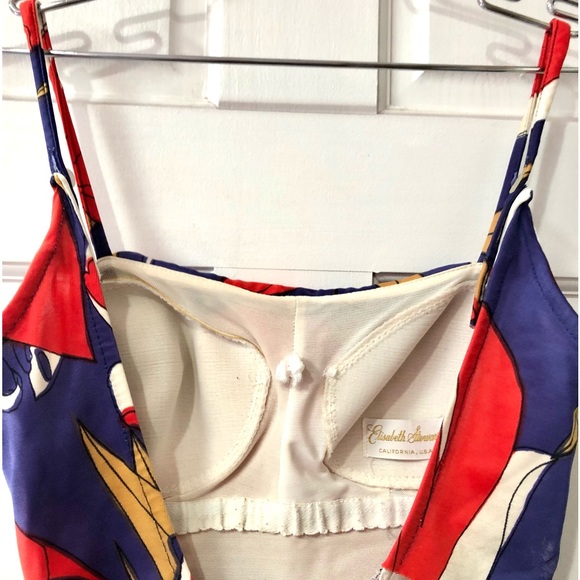 ELIZABETH STEWART california usa retro/vintage onepiece bathing suit sizeM? used - Picture 6 of 16